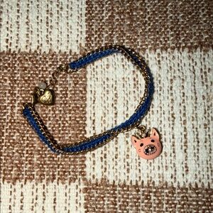Betsey Johnson Piggy Princess bracelet
